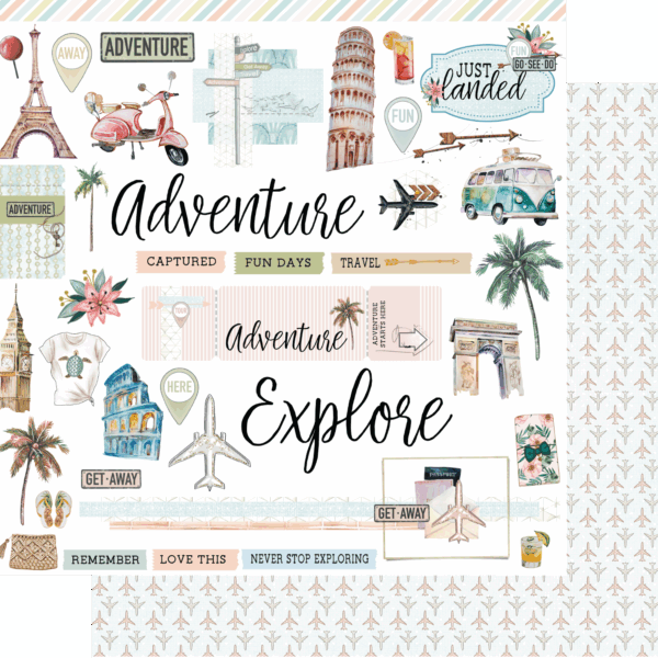 Uniquely Creative - 12x12 Paper - Grand Adventure - Voyage