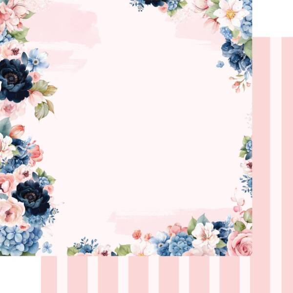 Uniquely Creative - 12x12 Paper - Indigo Bloom - Bluebell