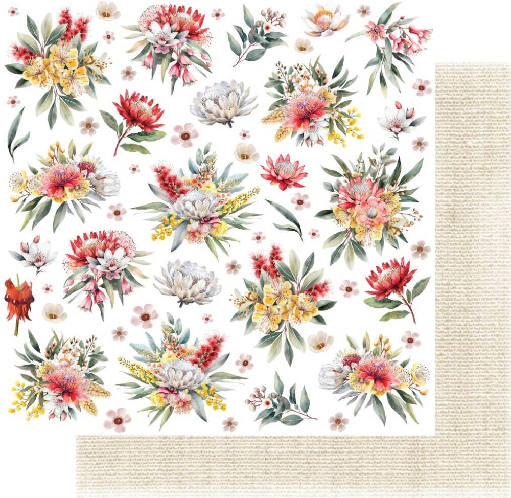 Uniquely Creative - 12x12 Paper - Echoes of the Outback - Bushland Blooms