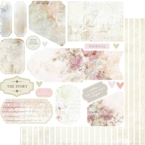 Uniquely Creative - 12x12 Paper - Dear Diary - The Story-Folio Bits