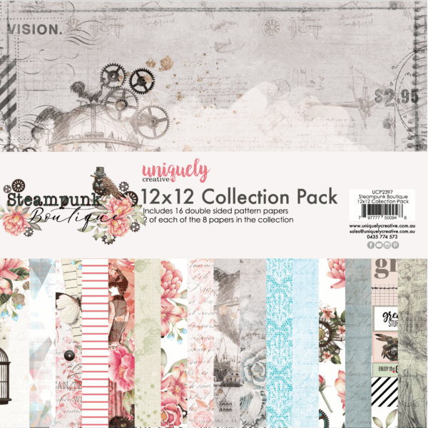 Uniquely Creative - 12x12 Collection Pack - Steampunk Boutique