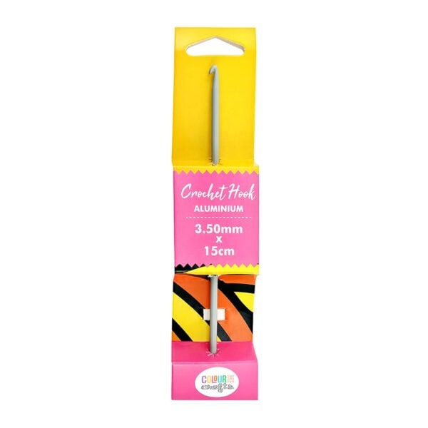 ColourMe Crafts - Aluminium Crochet Hook - 3.50mm