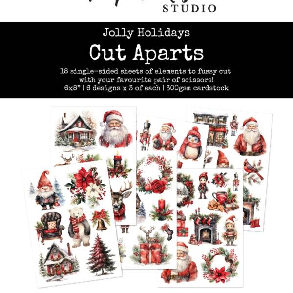 Paper Rose - Cut Aparts - Jolly Holiday