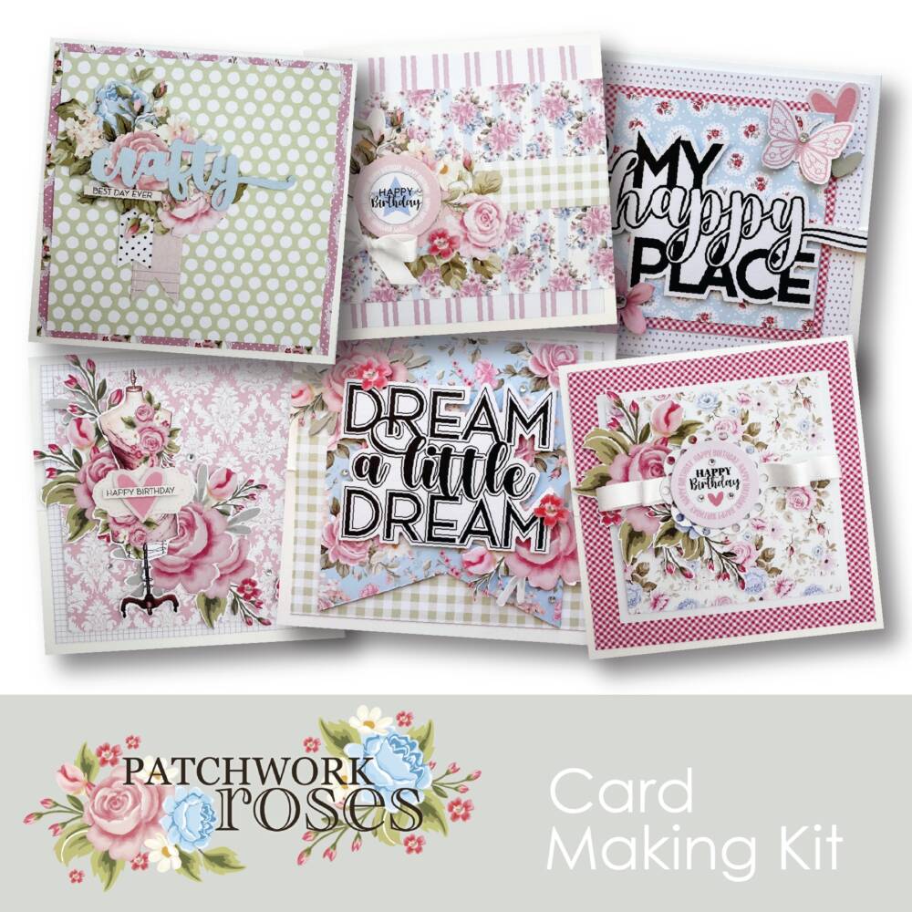 Uniquely Creative Card Making Kit - Patchwork Roses