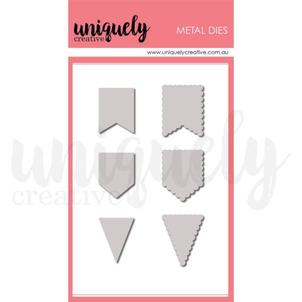 Uniquely Creative - Metal Die - Bunting Elements