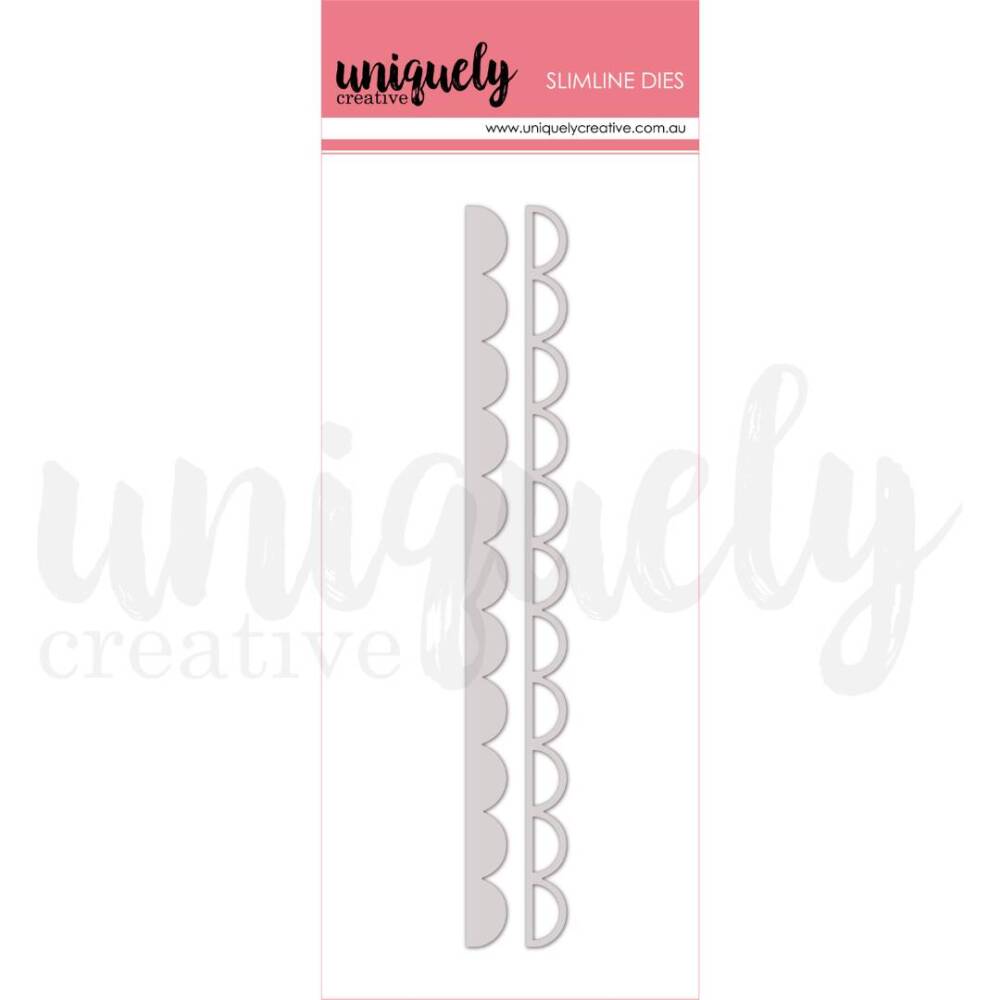 Uniquely Creative - Metal Die - Slim - Scallop Strip