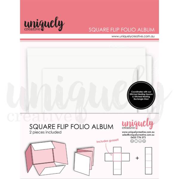 Uniquely Creative - Square Flip Folio Album