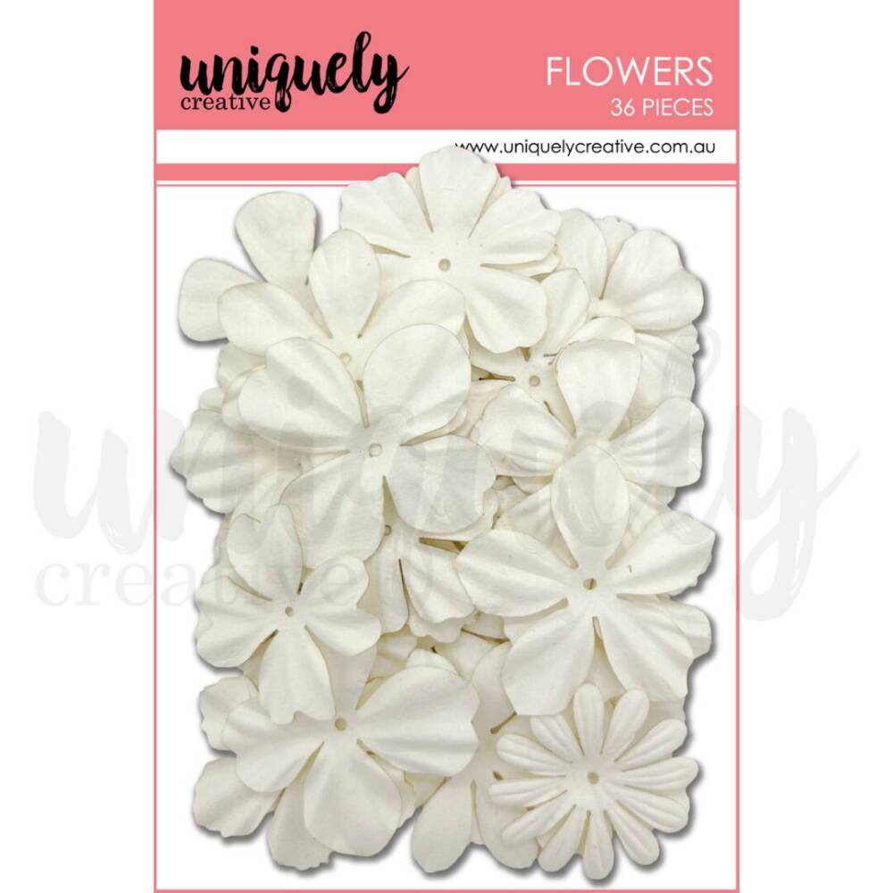 Uniquely Creative - Flowers - White Layering