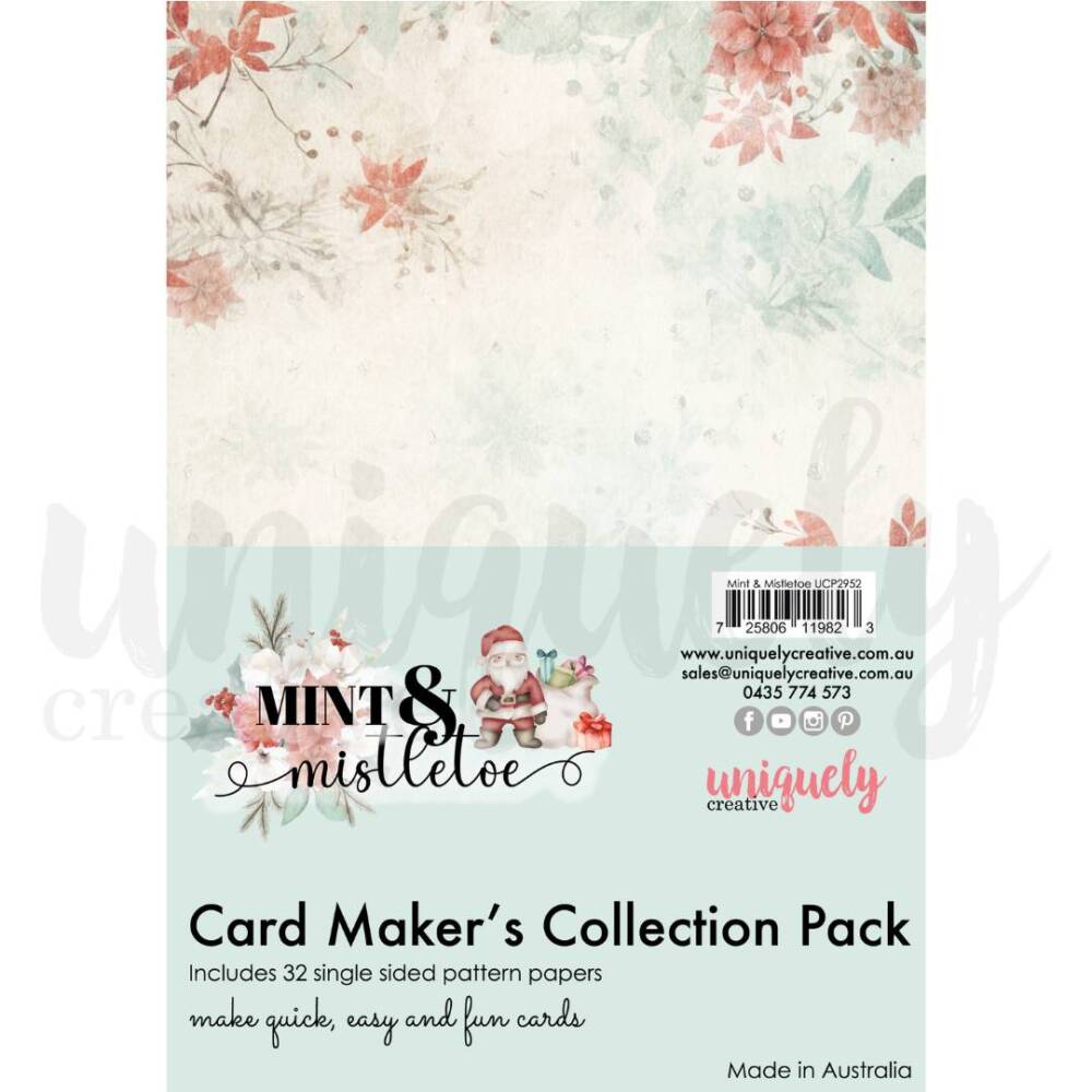 Uniquely Creative - Card Maker's Collection Pack - Mint & Mistletoe