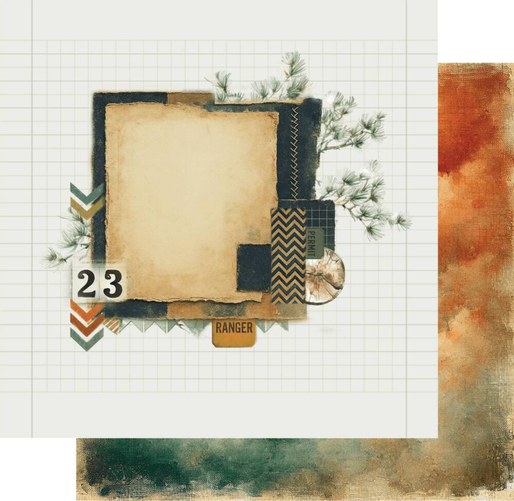 Uniquely Creative - 12x12 Paper - Field Notes - Trek & Trail