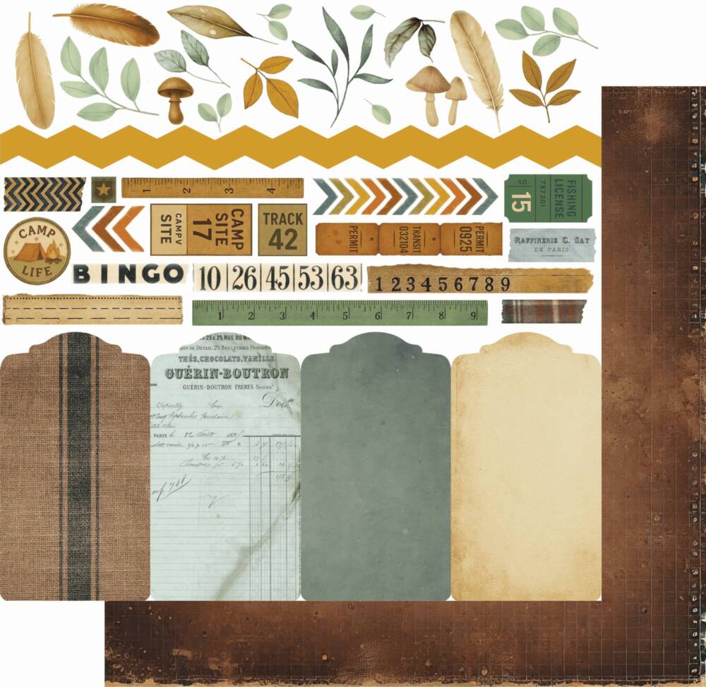 Uniquely Creative - 12x12 Paper - Field Notes - Wild Terrain