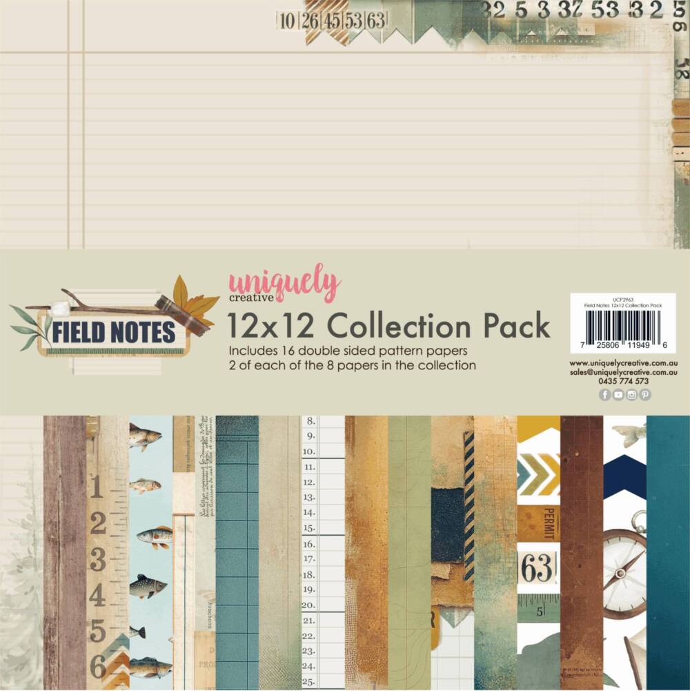 Uniquely Creative - 12x12 Collection Pack - Field Notes