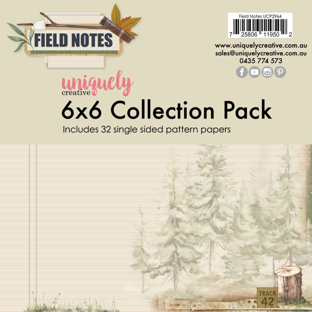 Uniquely Creative - 6 x 6 Collection Pack - Field Notes