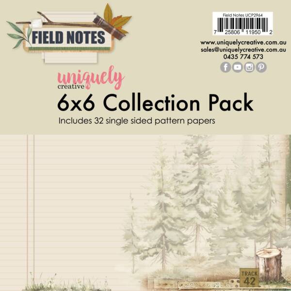 Uniquely Creative - 6 x 6 Collection Pack - Field Notes