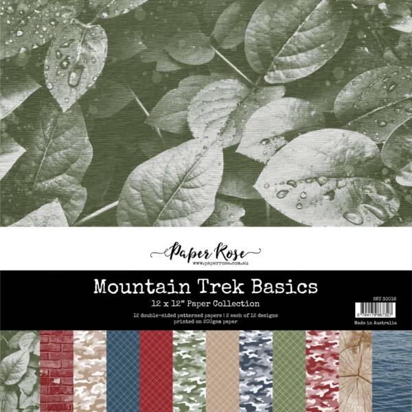 Paper Rose - 12x12 Collection Pack - Mountain Trek