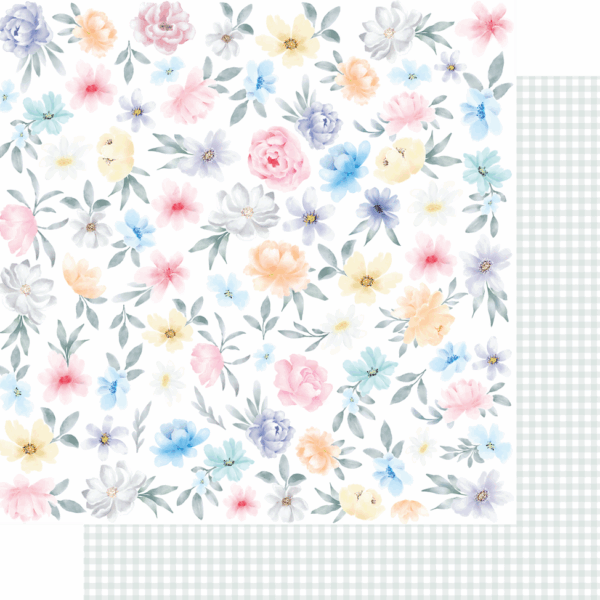 Uniquely Creative Heart & Soul Just Start Paper – 12x12 Scrapbooking – Front and Back Preview