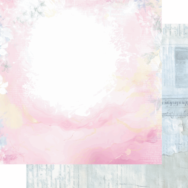 Uniquely Creative Heart & Soul Love Your Life Paper – 12x12 Scrapbooking – Front and Back Preview