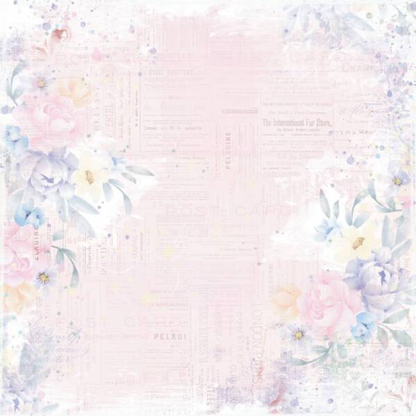 Uniquely Creative Heart & Soul Be Happy Paper 12x12 Scrapbooking – Front Design