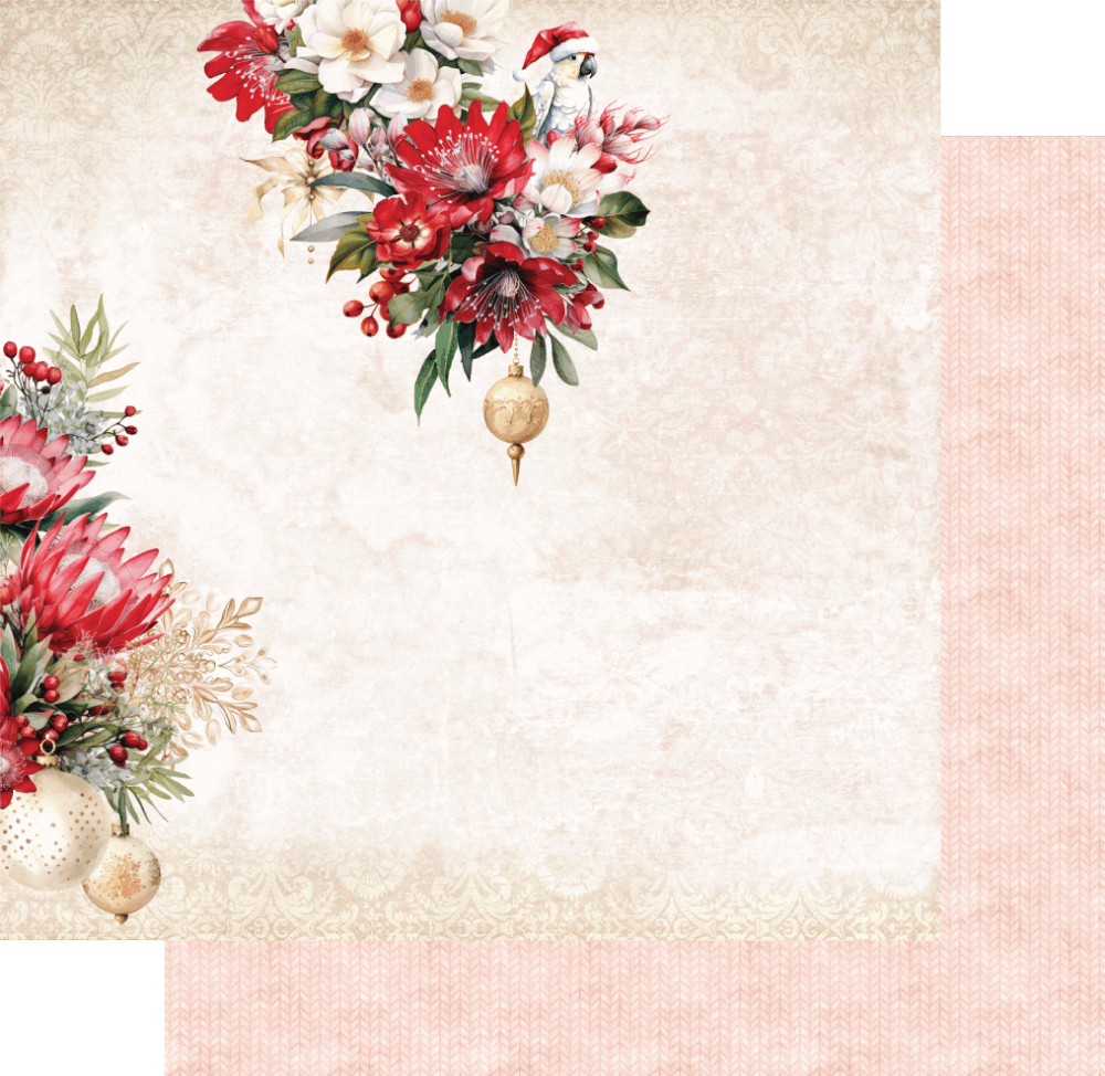 Uniquely Creative - 12x12 Paper - Home for Christmas - Where The Heart Is