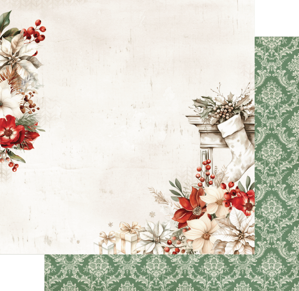 Uniquely Creative - 12x12 Paper - Home for Christmas - Hearth & Heart