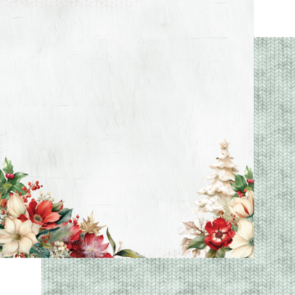 Uniquely Creative - 12x12 Paper - Home for Christmas - Holly in the Hall