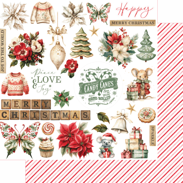 Uniquely Creative - 12x12 Paper - Home for Christmas - Ready for Santa