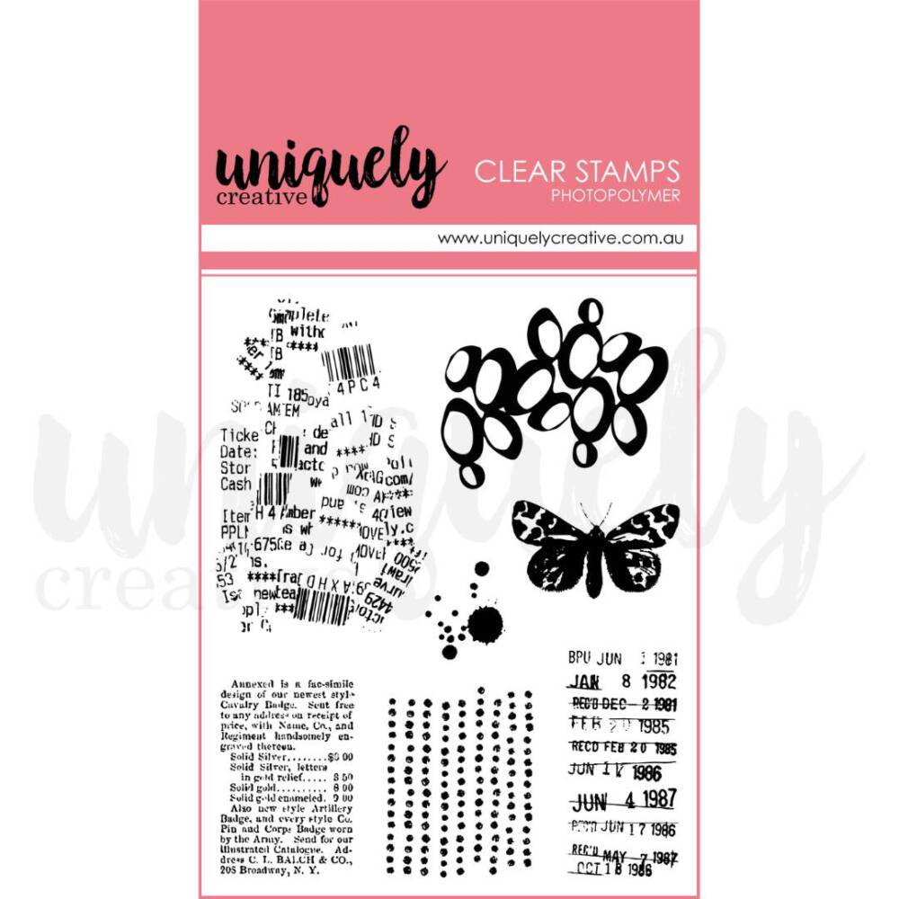 Uniquely Creative Mixed Media Stamp – Heart & Soul Collection