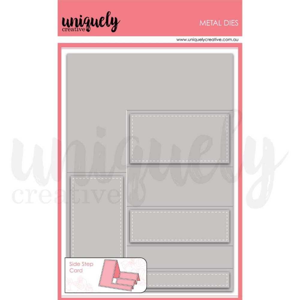 Uniquely Creative - Metal Die - Side Stepper Card