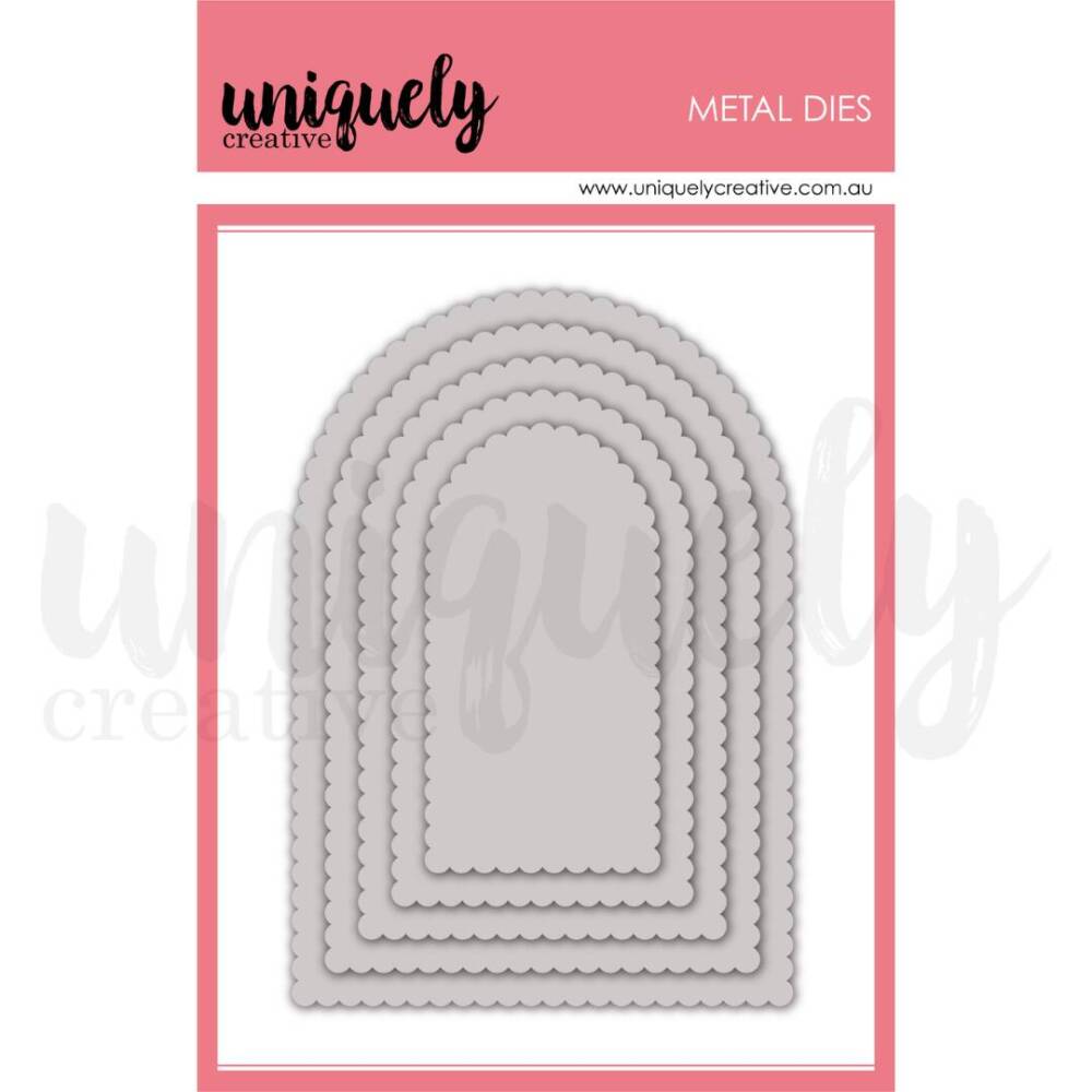 Uniquely Creative - Metal Die - Scalloped Arches