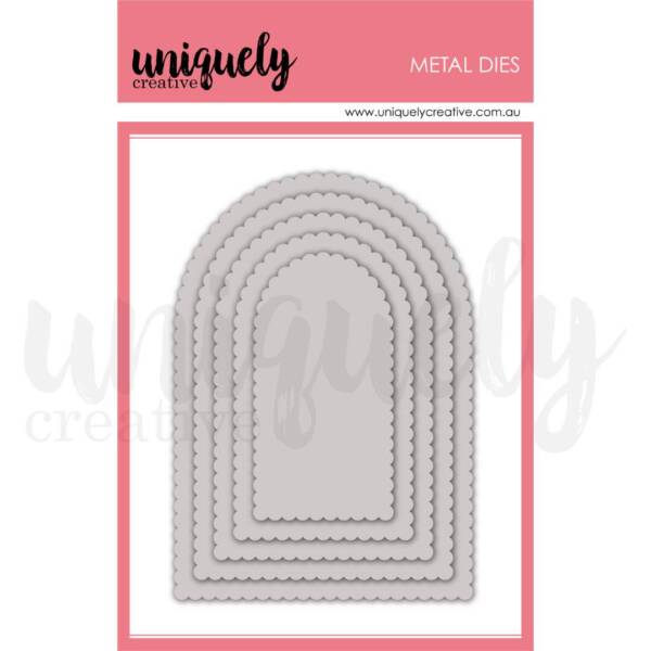Uniquely Creative - Metal Die - Scalloped Arches