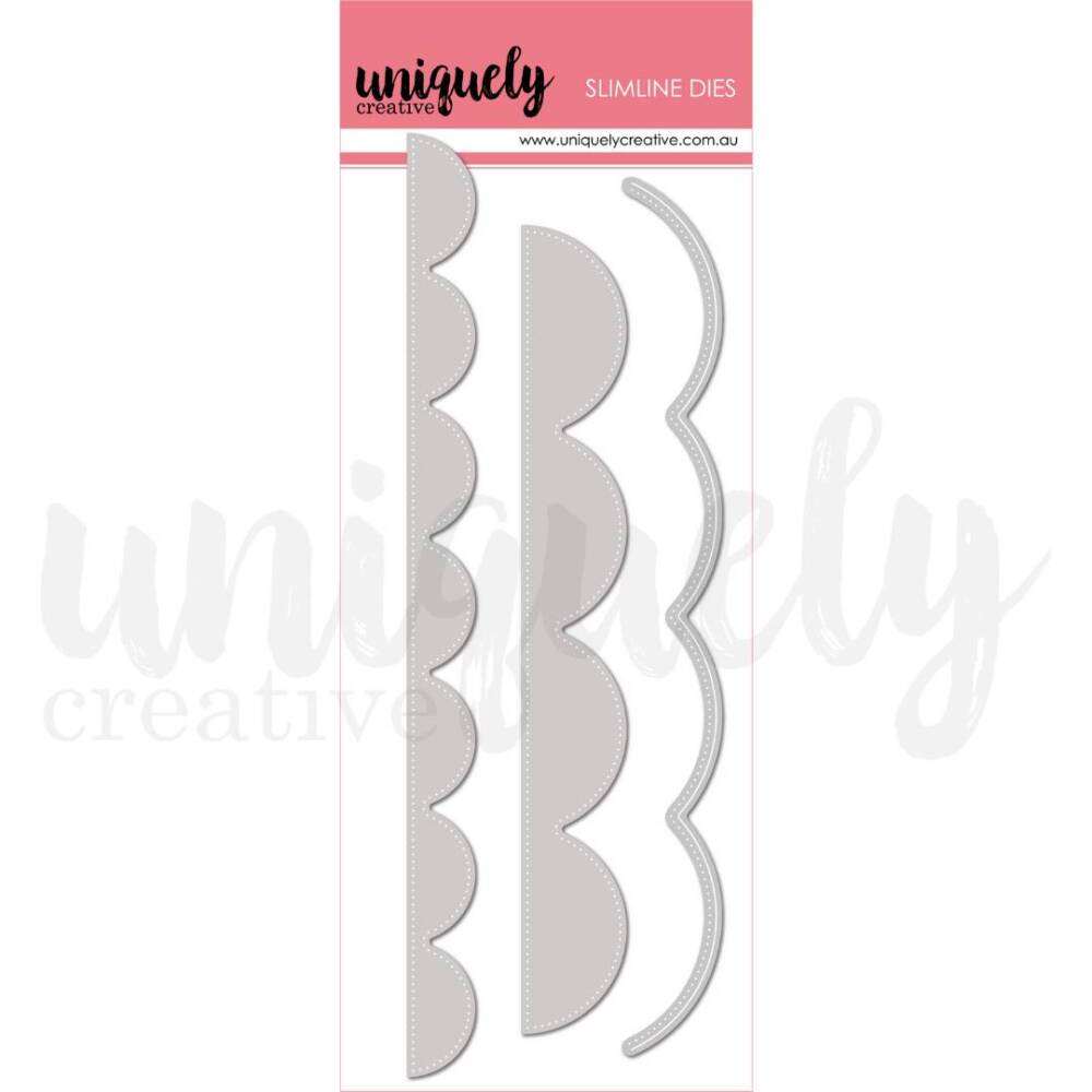 Uniquely Creative - Metal Die - Oversized Scallop Strip