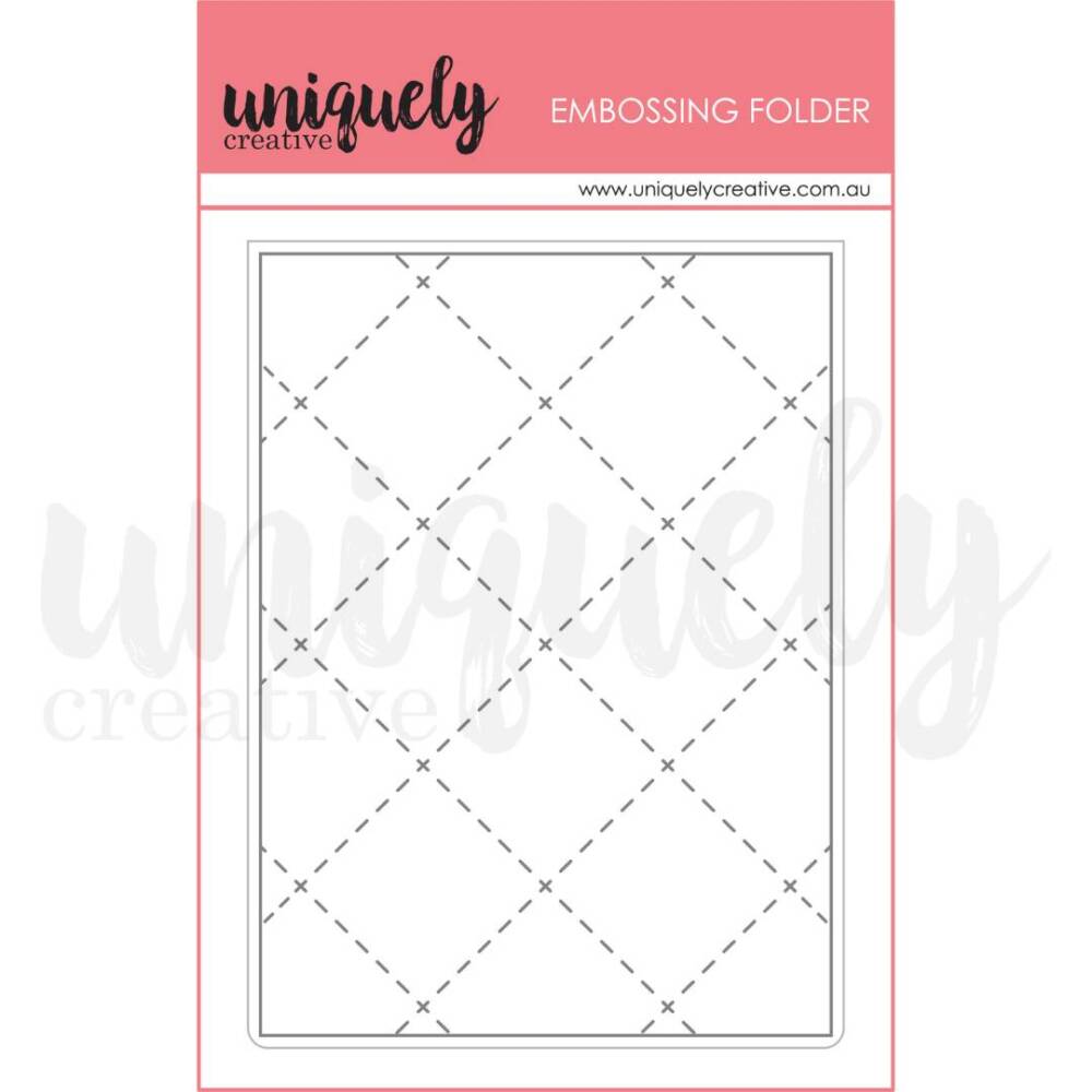 Uniquely Creative Embossing Folder - Quilted