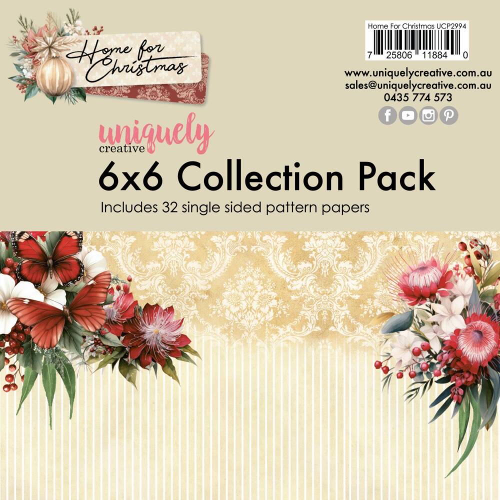 Uniquely Creative – 6x6 Collection Pack – Home for Christmas