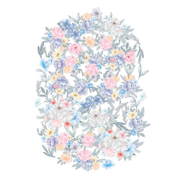 Uniquely Creative Heart & Soul Floral Creative Cuts – Pre-Cut Floral Ephemera