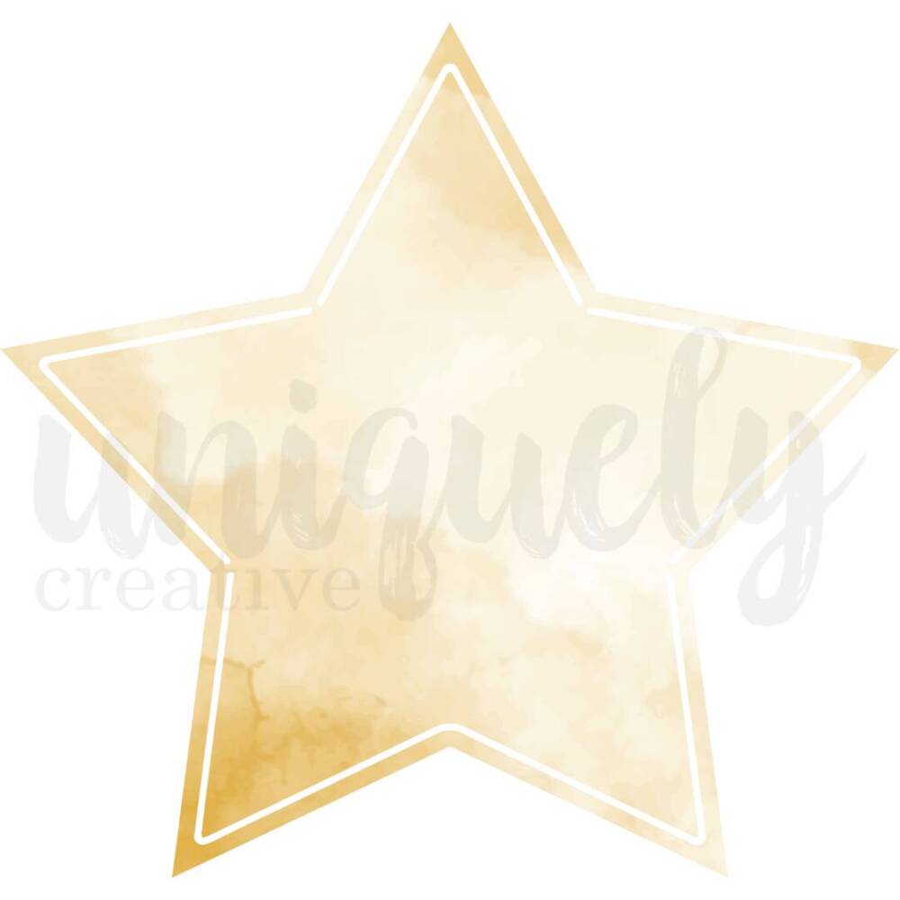 Uniquely Creative – Decorative Base Layer – Written in the Stars – Classic Star