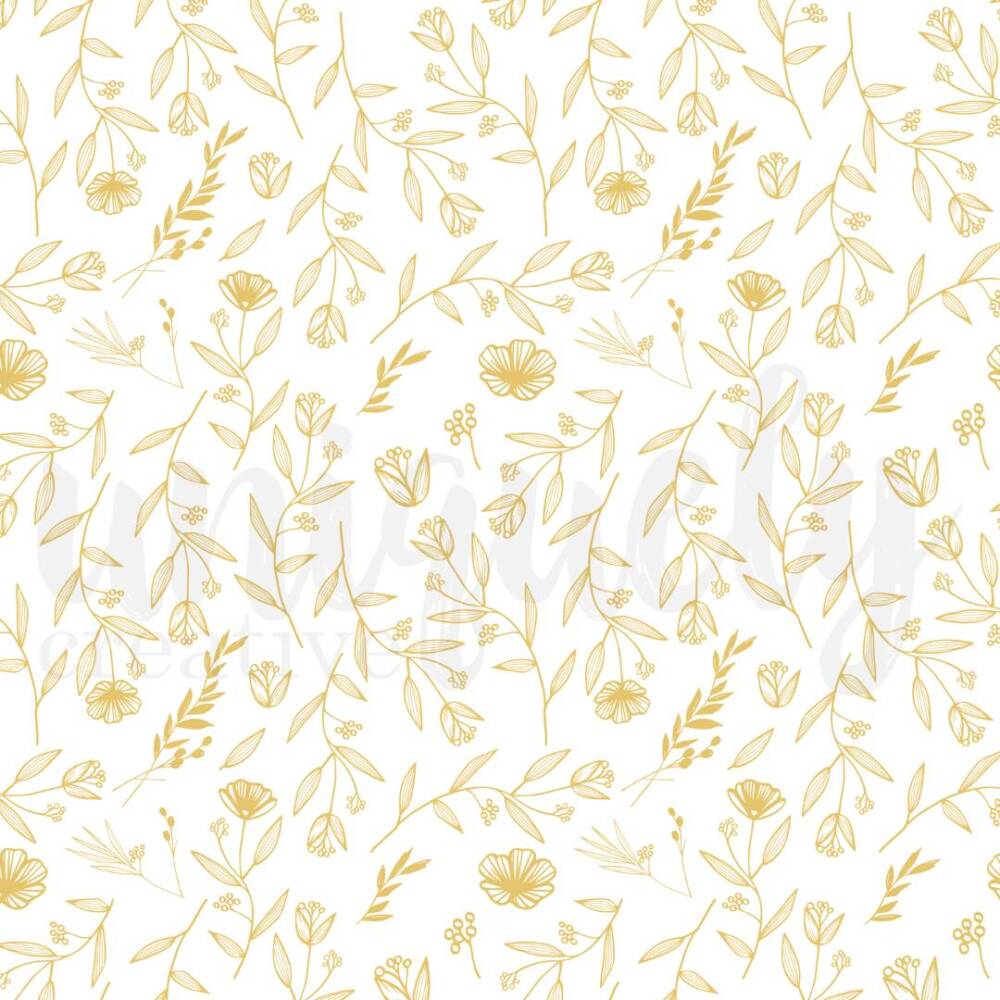 Uniquely Creative – 12" x 12" – Botanical Foil Acetate