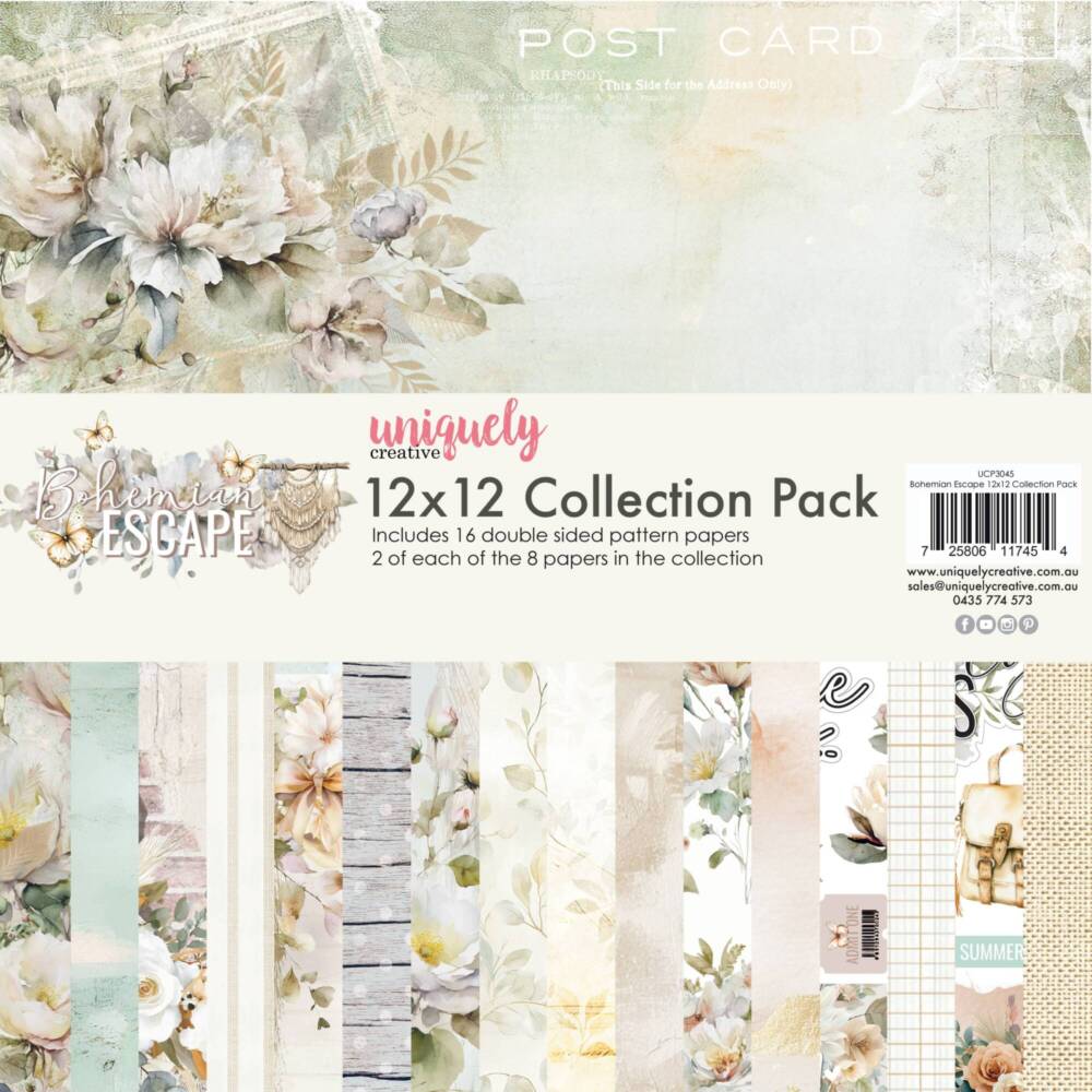 Uniquely Creative – 12x12 Collection Pack – Bohemian Escape