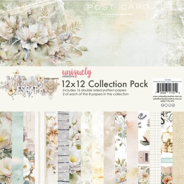 Uniquely Creative – 12x12 Collection Pack – Bohemian Escape