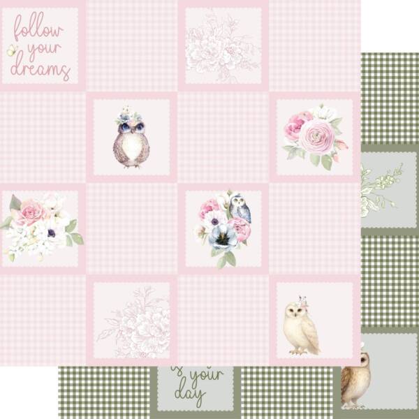 Uniquely Creative – 12x12 Paper – Whispers of Wisdom – Soft Landing