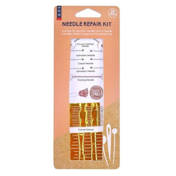 SEW Needle Repair Kit, 26 Assorted Needles