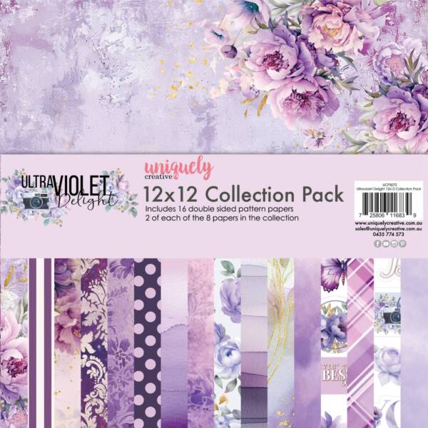 Uniquely Creative – 12x12 Collection Pack – Ultraviolet Delight