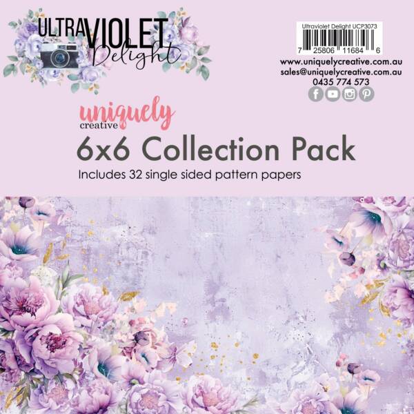 Uniquely Creative – 6×6 Collection Pack – Ultraviolet Delight