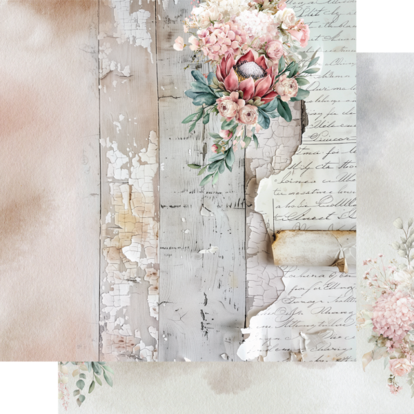 Uniquely Creative - 12x12 Paper - Paperbark Blooms - Written Home