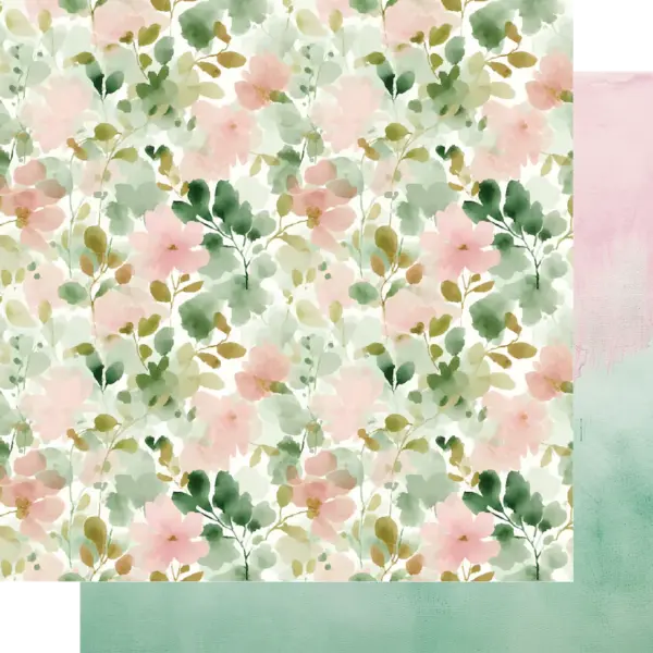 Uniquely Creative - 12x12 Paper - Tea & Tranquility - Steeped in Blooms