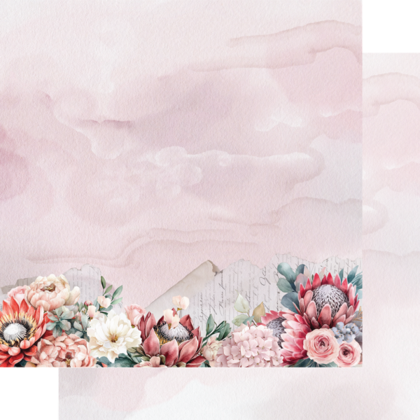 Uniquely Creative - 12x12 Paper - Paperbark Blooms - Layered Bloom