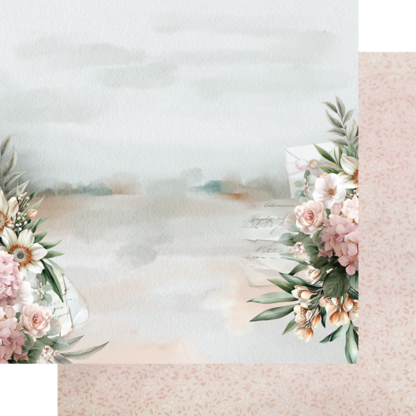 Uniquely Creative - 12x12 Paper - Paperbark Blooms - Native Air