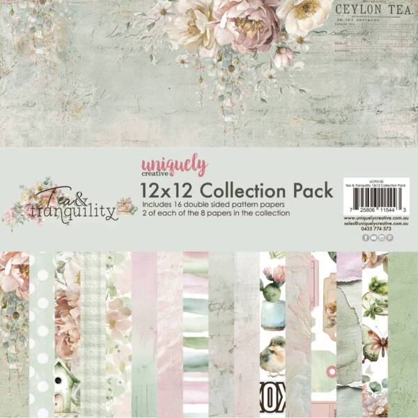 Uniquely Creative – 12x12 Collection Pack – Tea & Tranquility
