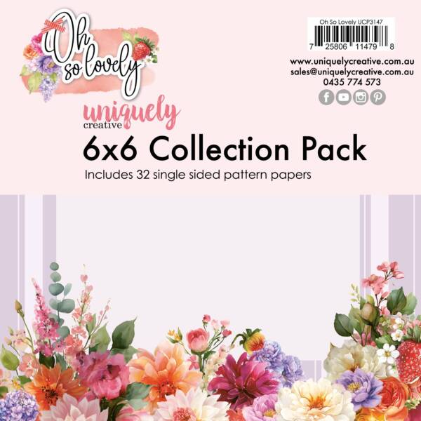 Uniquely Creative – 6×6 Collection Pack –  Oh So Lovely