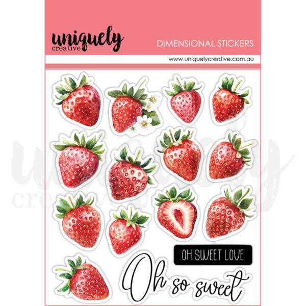Uniquely Creative - Oh So Lovely - Dimensional Stickers