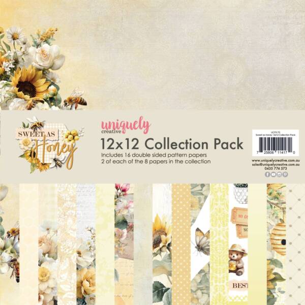 Uniquely Creative – 12x12 Collection Pack – Sweet As Honey